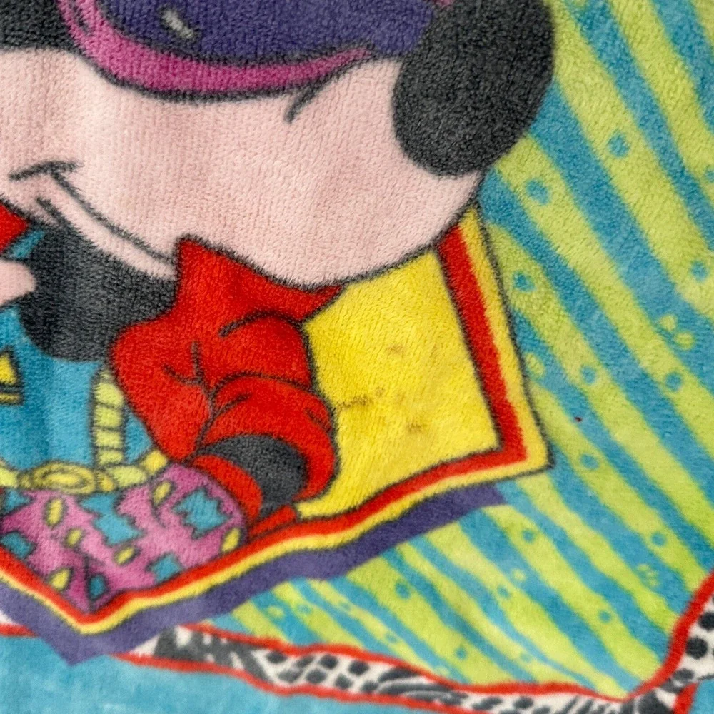 VTG 1990s‎ Franco Cool Mickey Mouse Ultra Hot Disney Beach Bath Towel Retro Lot